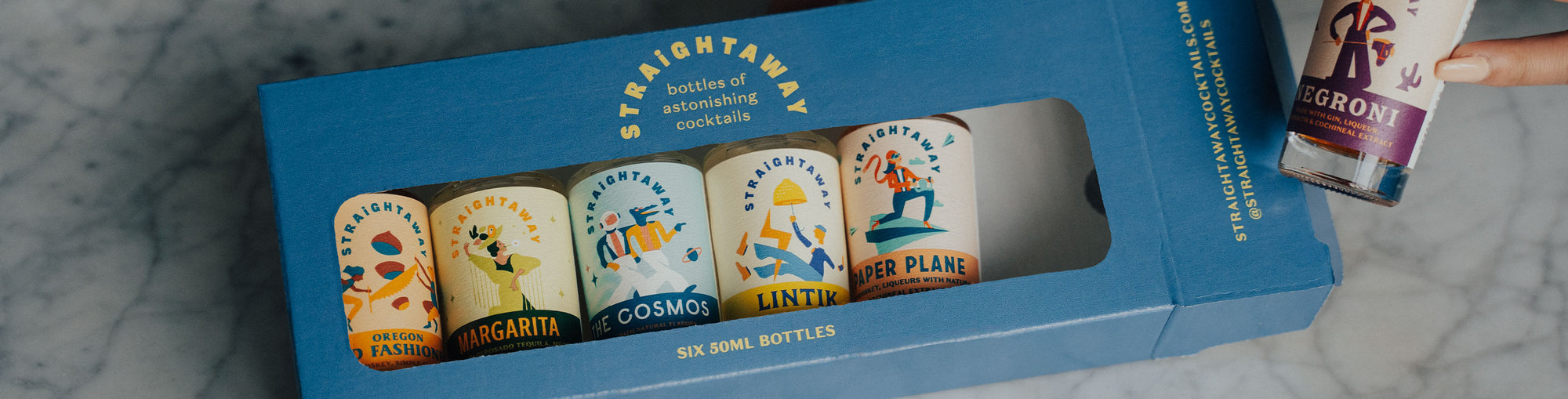 Ready-to-drink cocktail gift packs